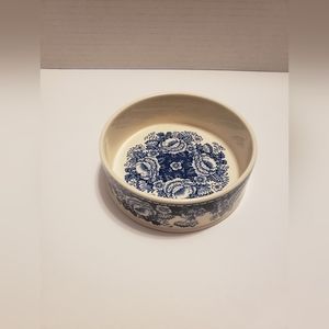 Antique Mason's Ironstone Blue and White Crabtree and Evelyn Open Sugar Bowl